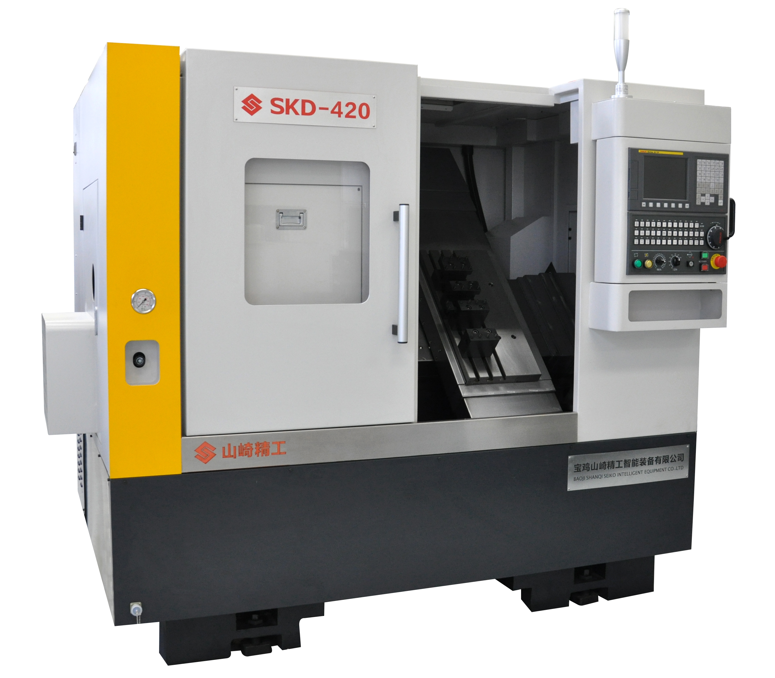高精度斜床身數(shù)控車床 Slant bed cnc lathe